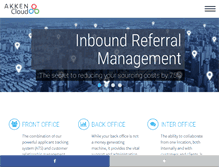 Tablet Screenshot of akkencloud.com